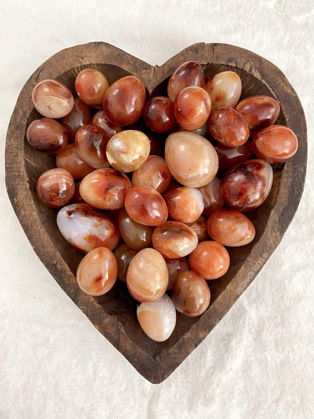 Carnelian Eggs - Uncommon Rocks