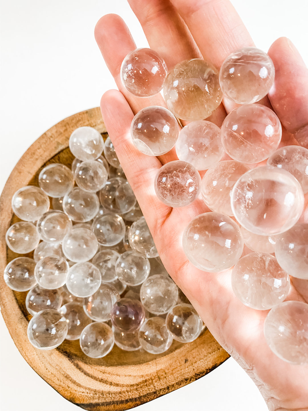Clear Quartz Spheres