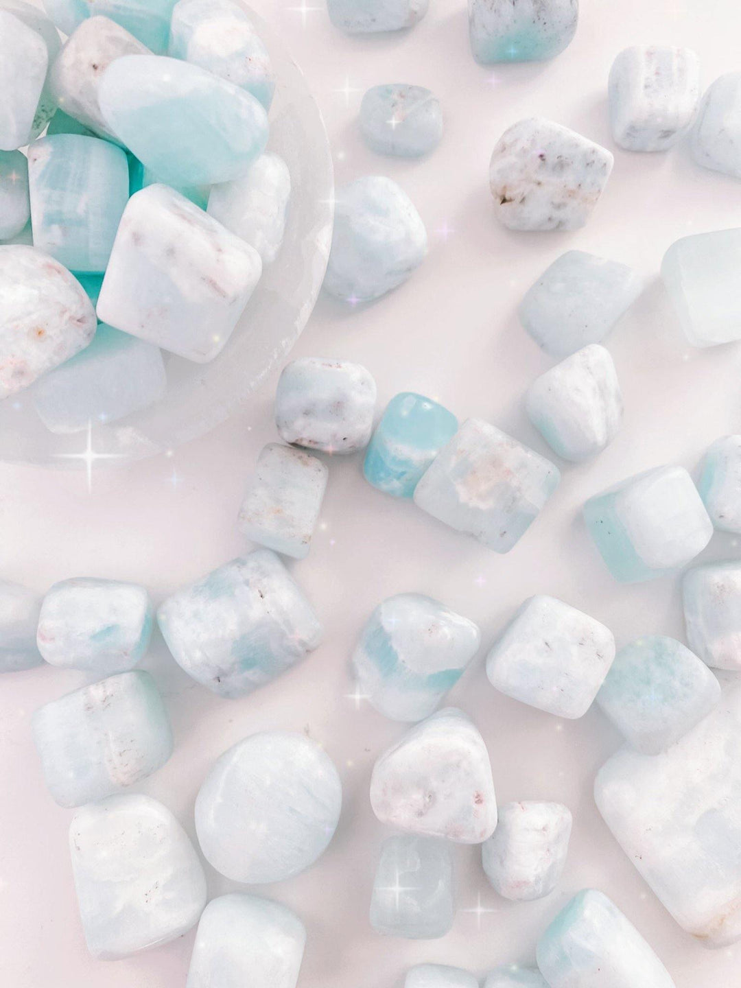 Caribbean Calcite Tumbled - Uncommon Rocks