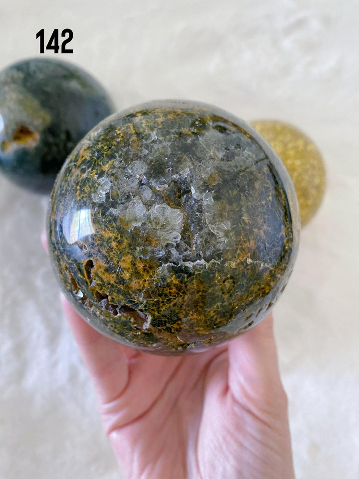 Ocean Jasper Spheres - Uncommon Rocks