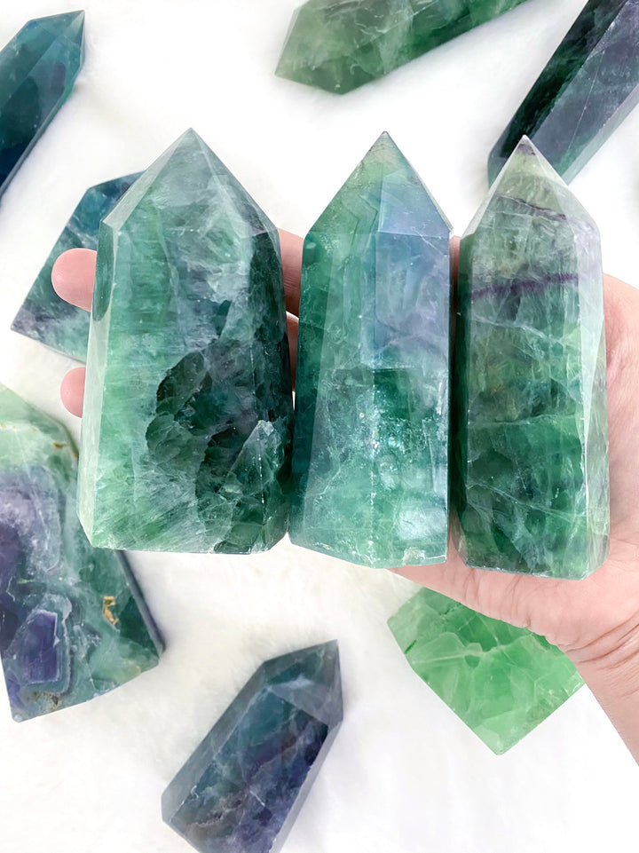 Green Fluorite Towers