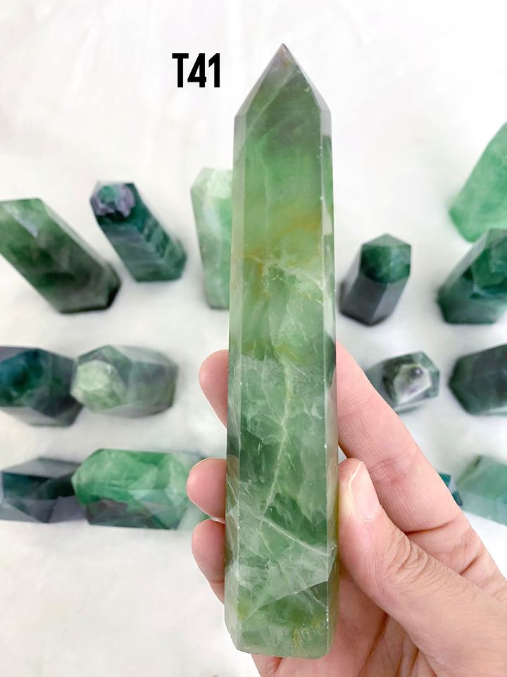 Green Fluorite Towers