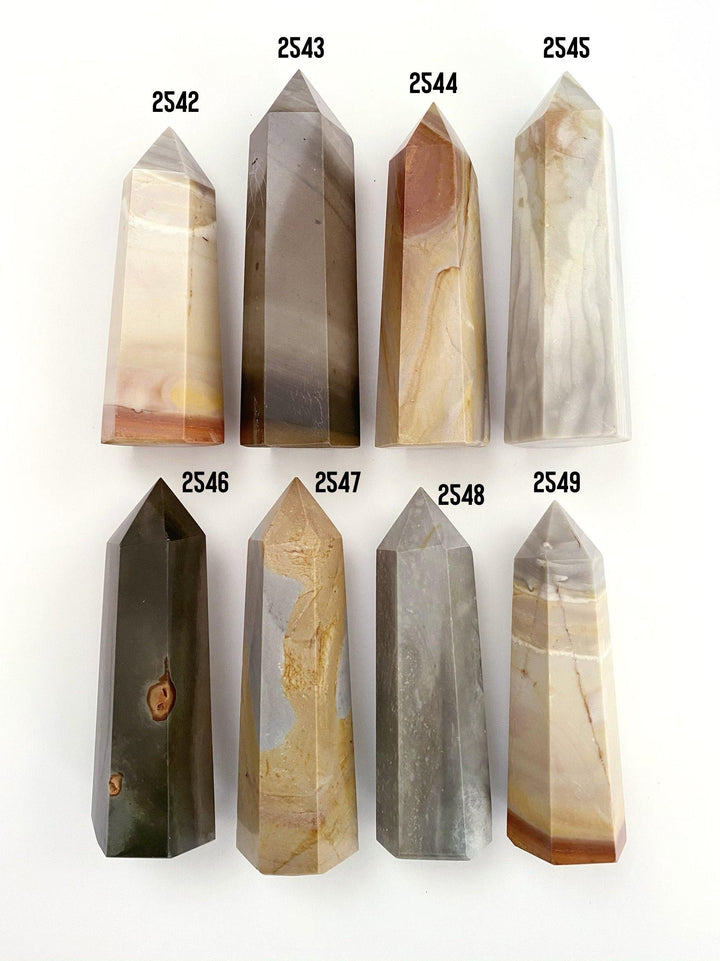 Polychrome Jasper Towers - Uncommon Rocks