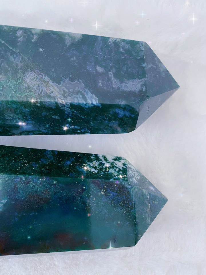 Moss Agate Towers