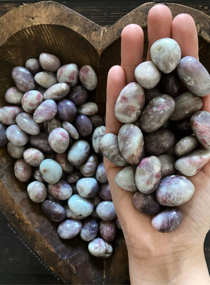 Pink Tourmaline Tumbled