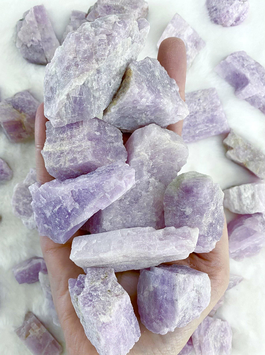 Kunzite Rough Stone - Uncommon Rocks