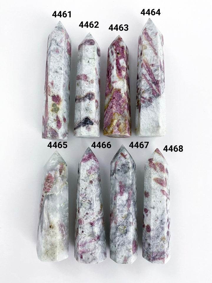 Pink Tourmaline in Quartz Towers