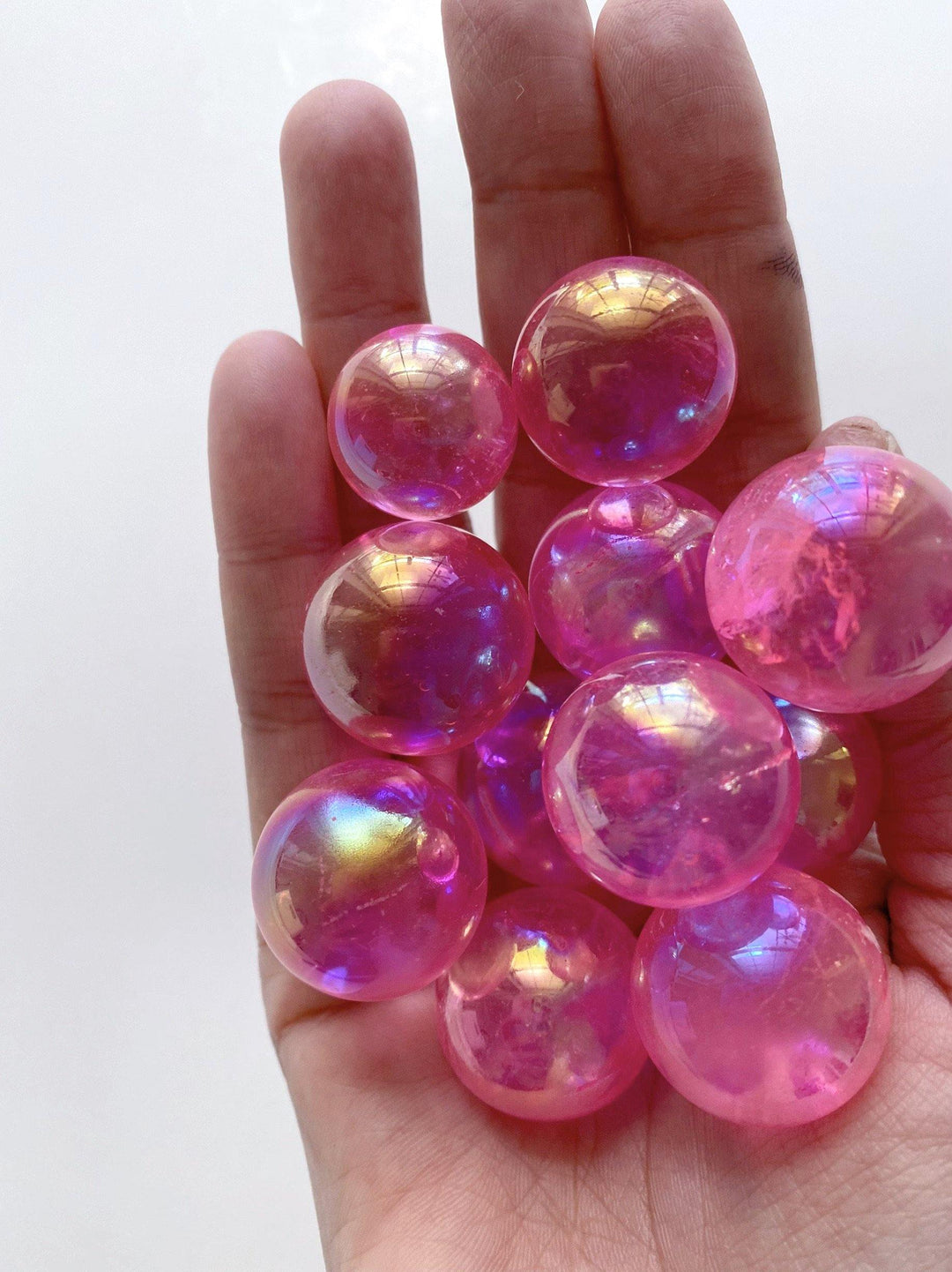 Aura Pink Quartz Sphered - Uncommon Rocks