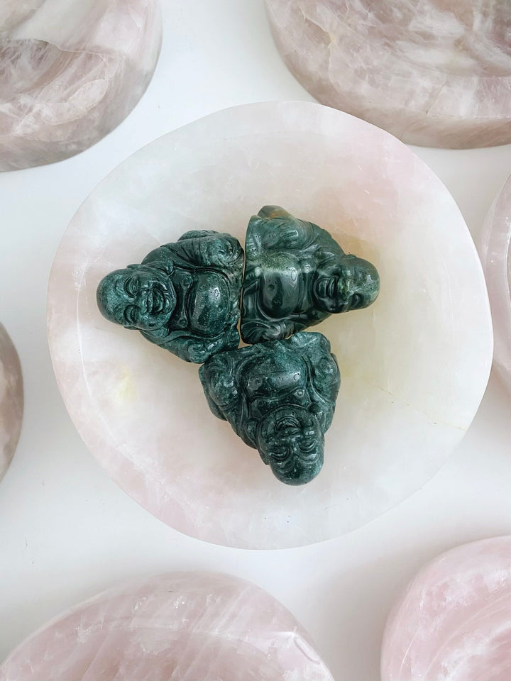 Ocean Jasper Buddha Carving