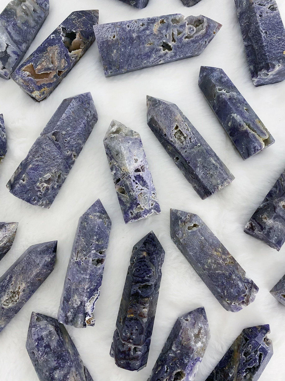 Fluorite Sphalerite Towers - Uncommon Rocks