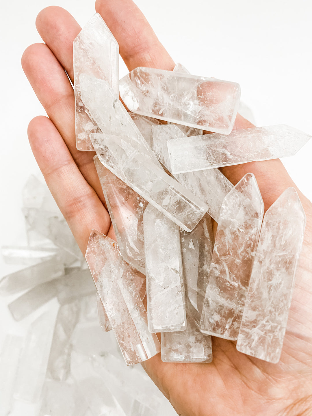 Clear Quartz Flat Points