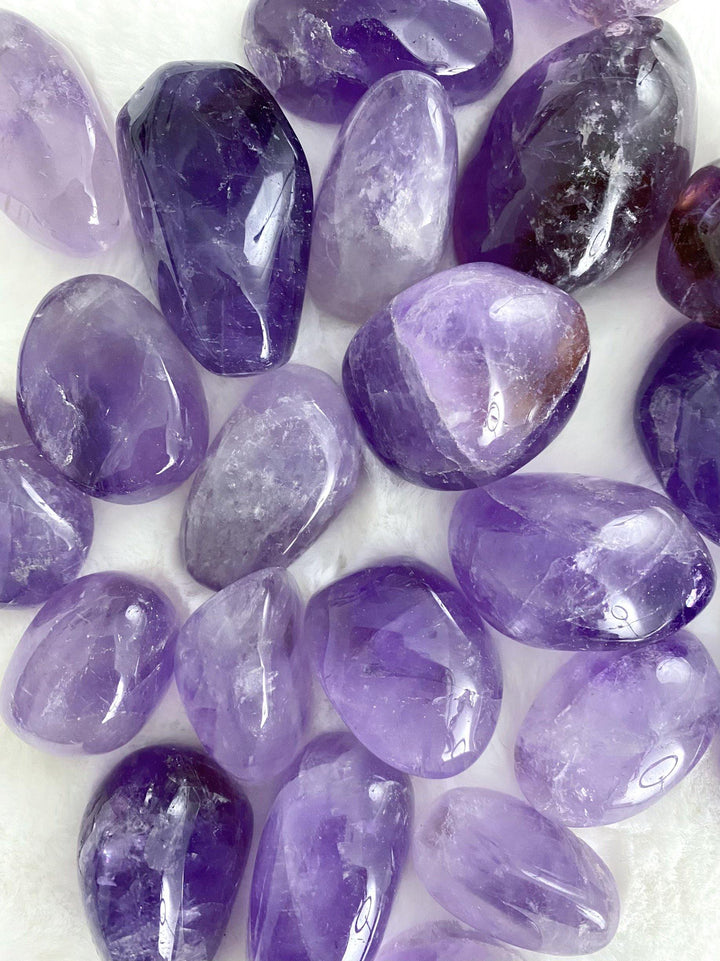 Amethyst Palm Stones - Uncommon Rocks
