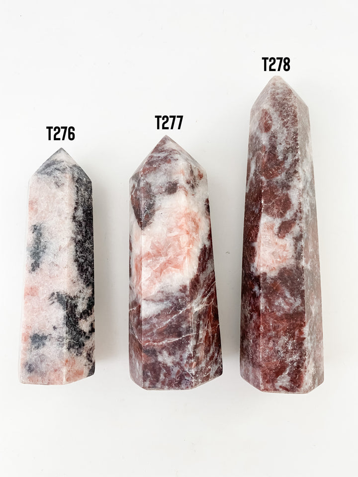 Red Tourmaline Points