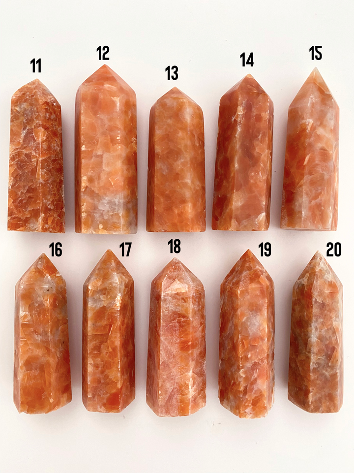 Orange Calcite Towers