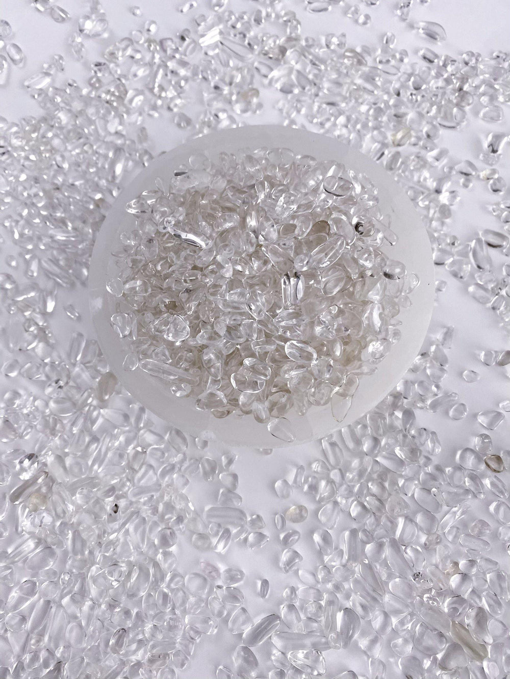 Clear Quartz Tumbled Chips - Uncommon Rocks