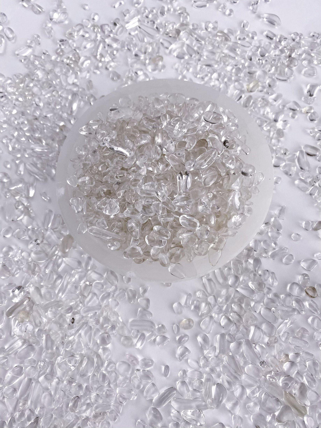 Clear Quartz Tumbled Chips - Uncommon Rocks