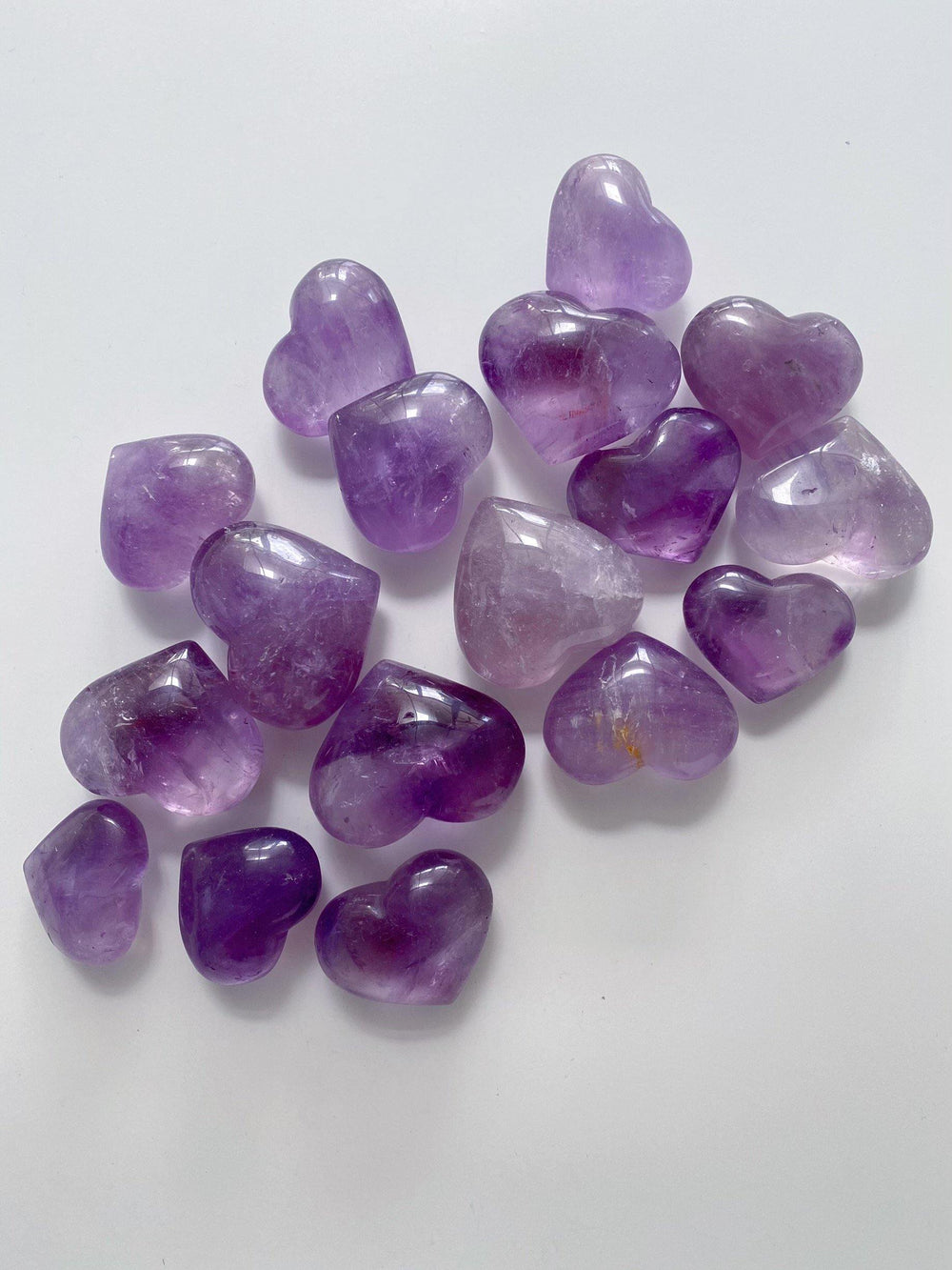 Amethyst Hearts - Uncommon Rocks