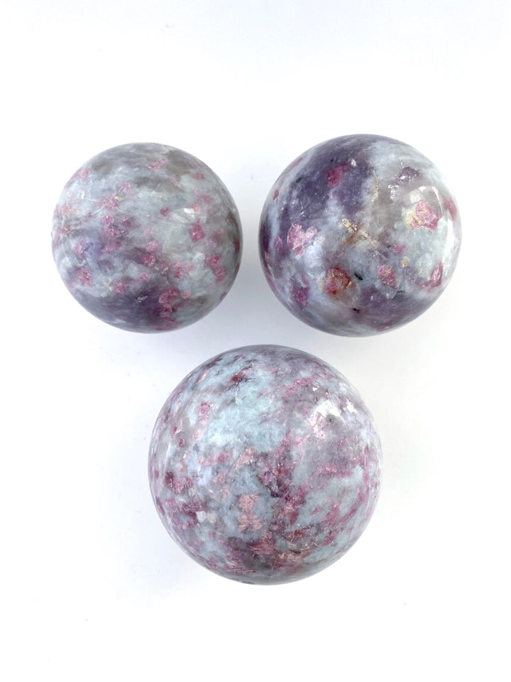 Pink Tourmaline Spheres