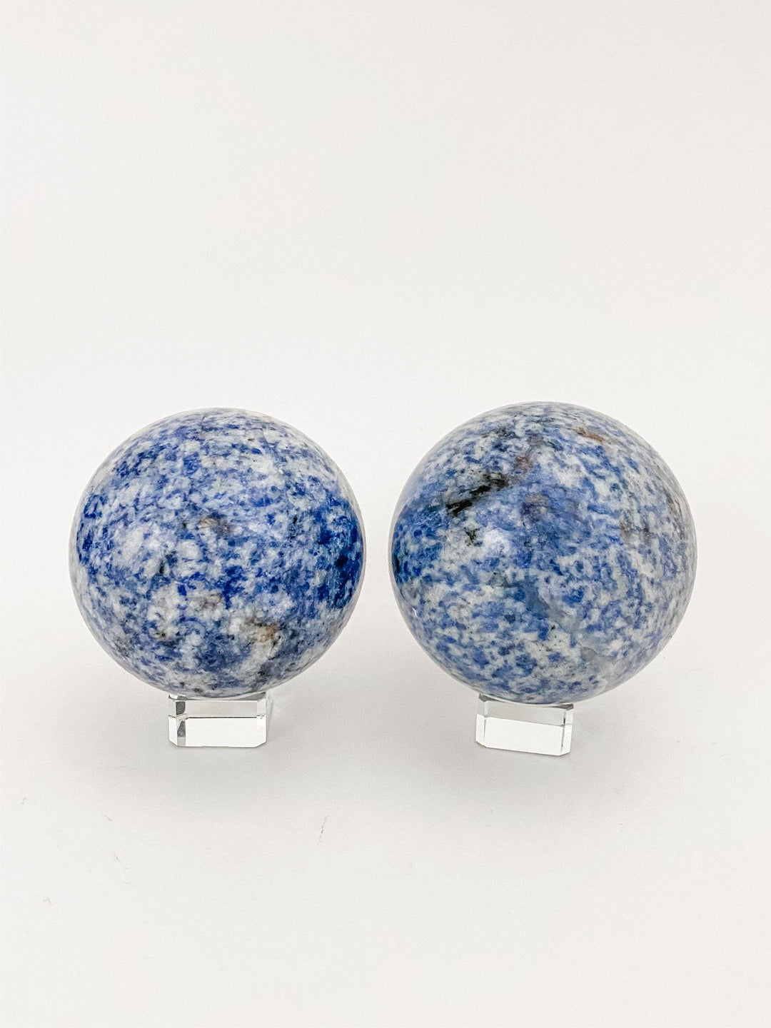 Blue Spot Jasper Spheres - Uncommon Rocks