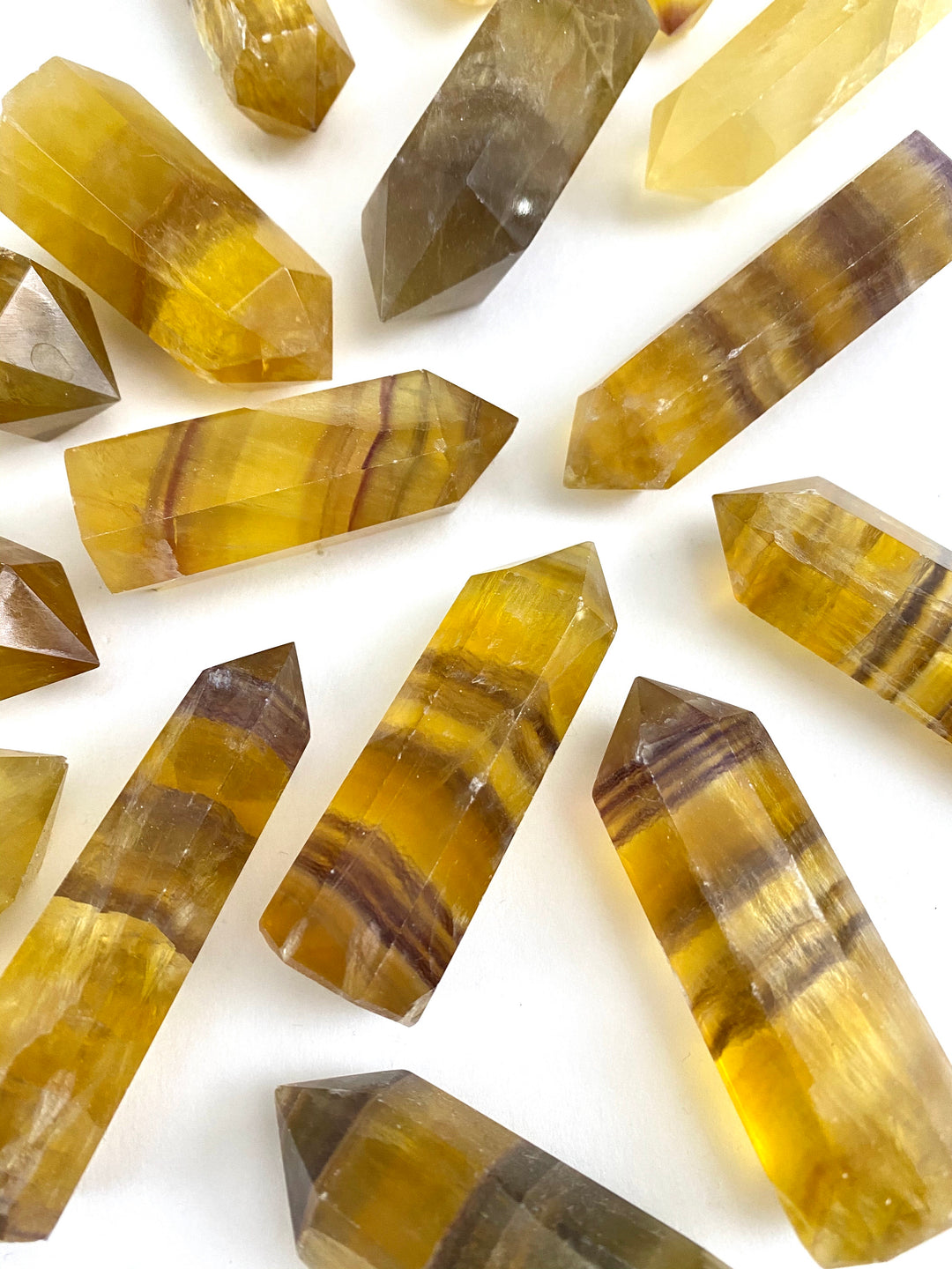 Yellow Fluorite Towers