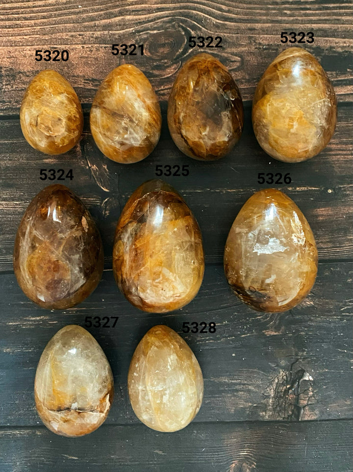 Golden Healer Quartz Eggs