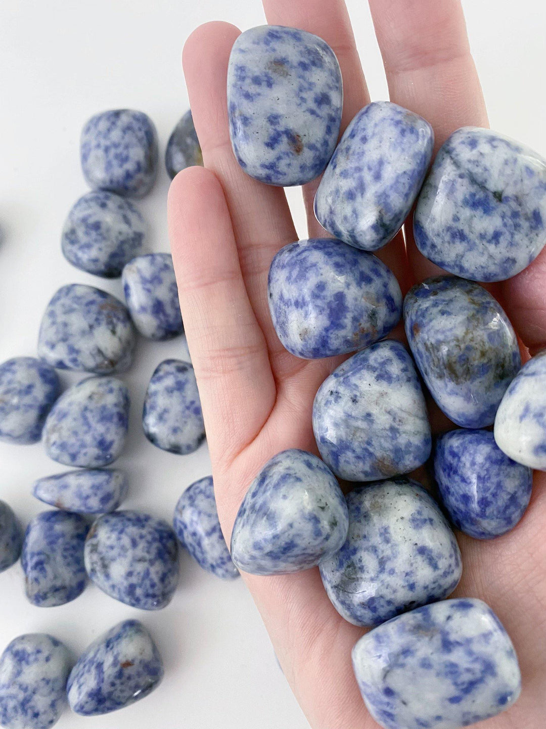 Blue Spot Jasper Tumbled - Uncommon Rocks
