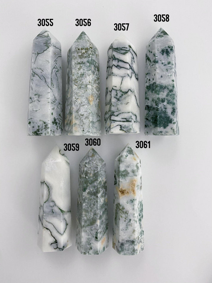 Tree Agate Towers - Uncommon Rocks