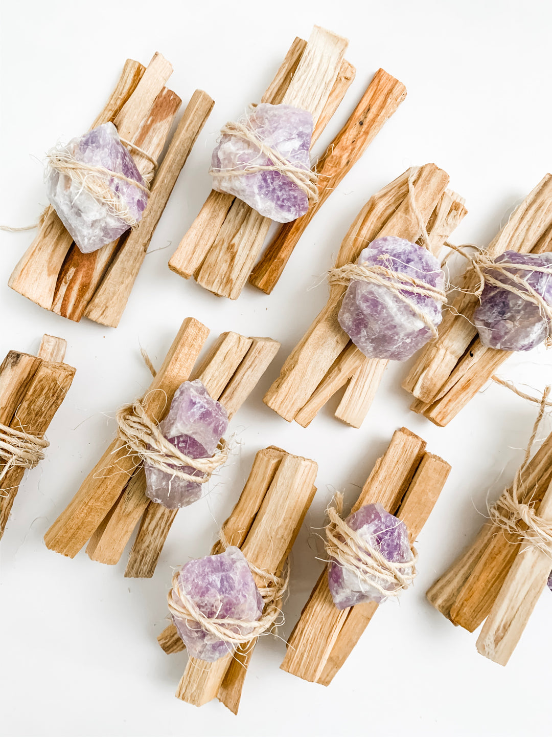 Palo Santo Amethyst Crystal Bundle Kit for Purifying