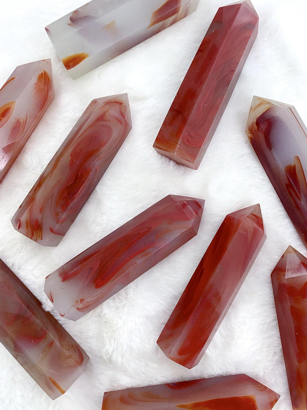 Red Agate Towers - Uncommon Rocks