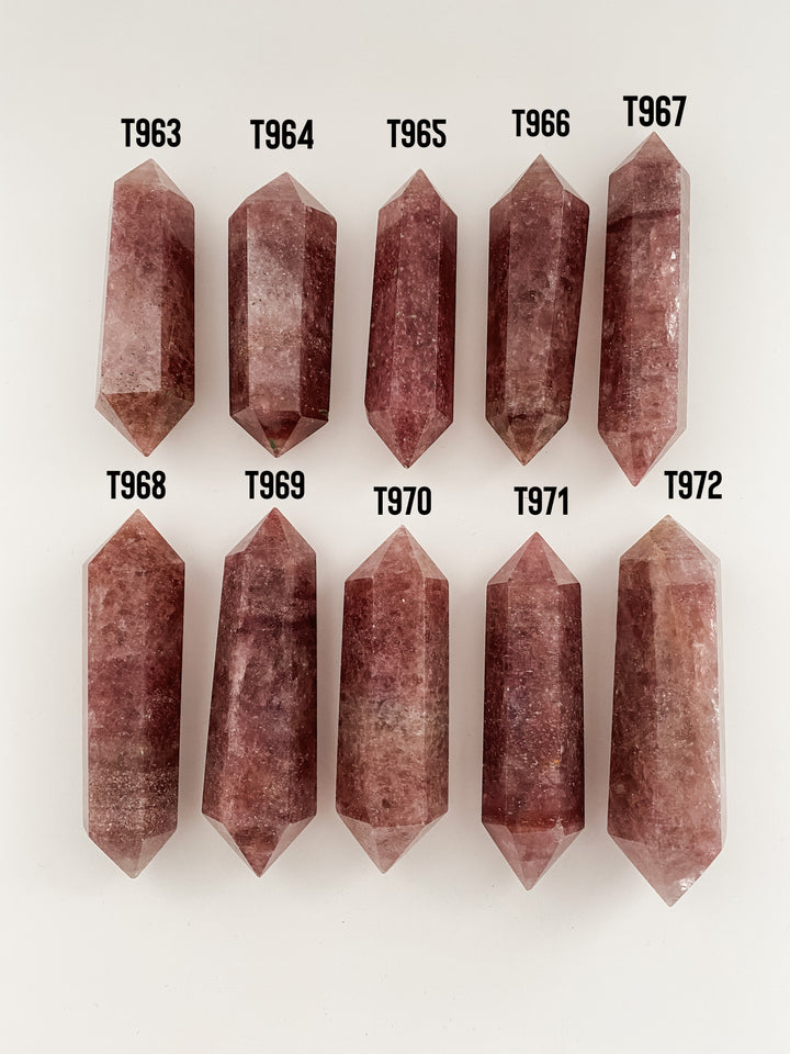 Strawberry Quartz DT Points