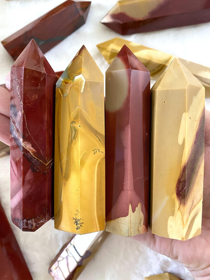 Mookaite Jasper Towers - Uncommon Rocks