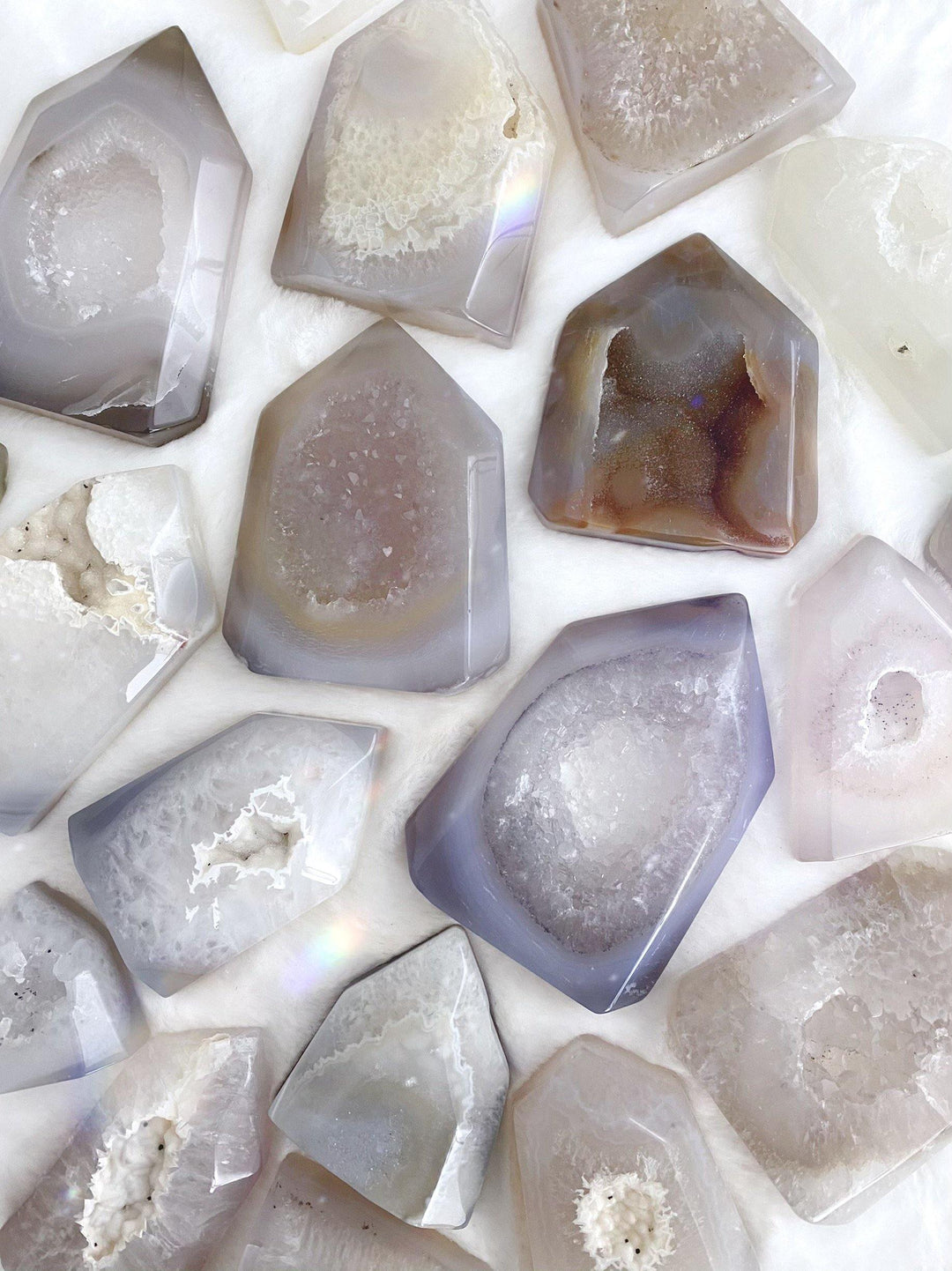 Agate Druzy Towers - Uncommon Rocks