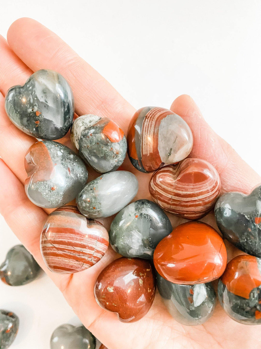 Bloodstone Heart - Uncommon Rocks