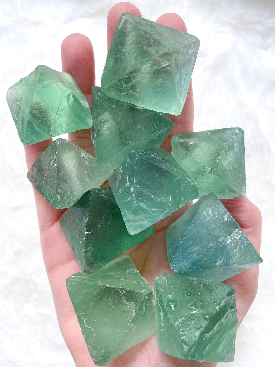 Fluorite Octahedrons