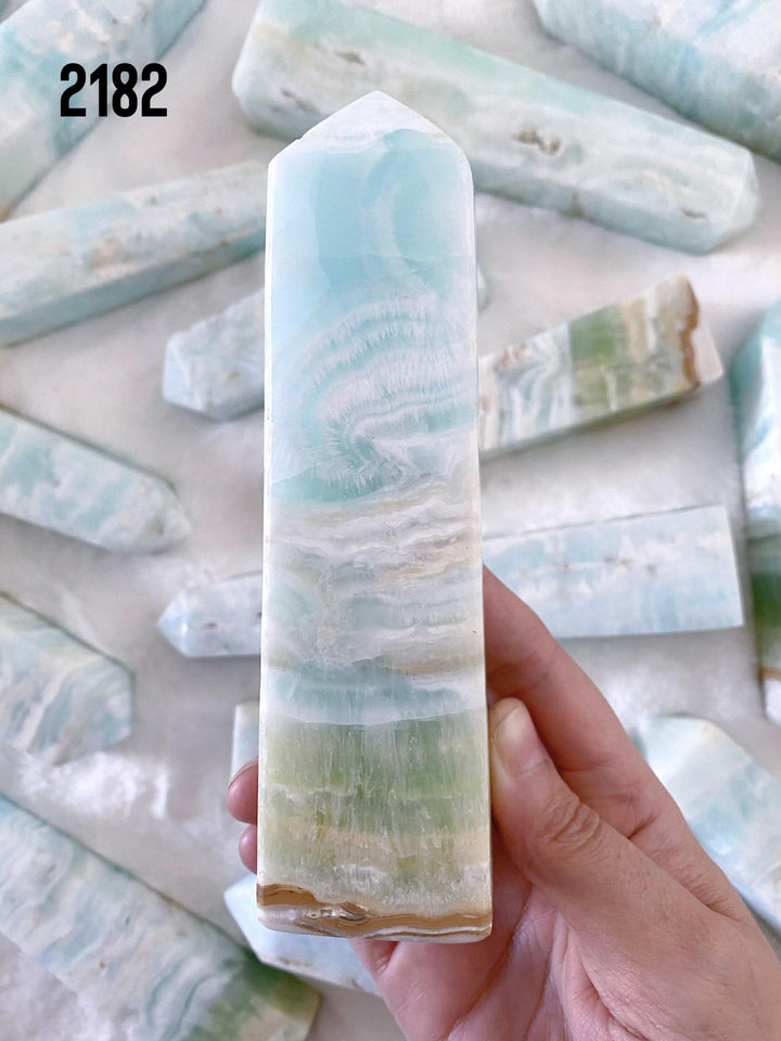 Caribbean Calcite Towers - Uncommon Rocks