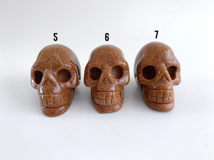 Red Sandstone Skulls - Uncommon Rocks