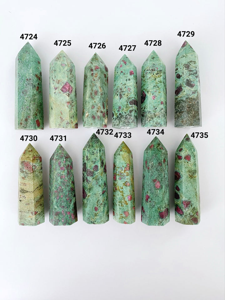 Ruby Fuchsite Towers
