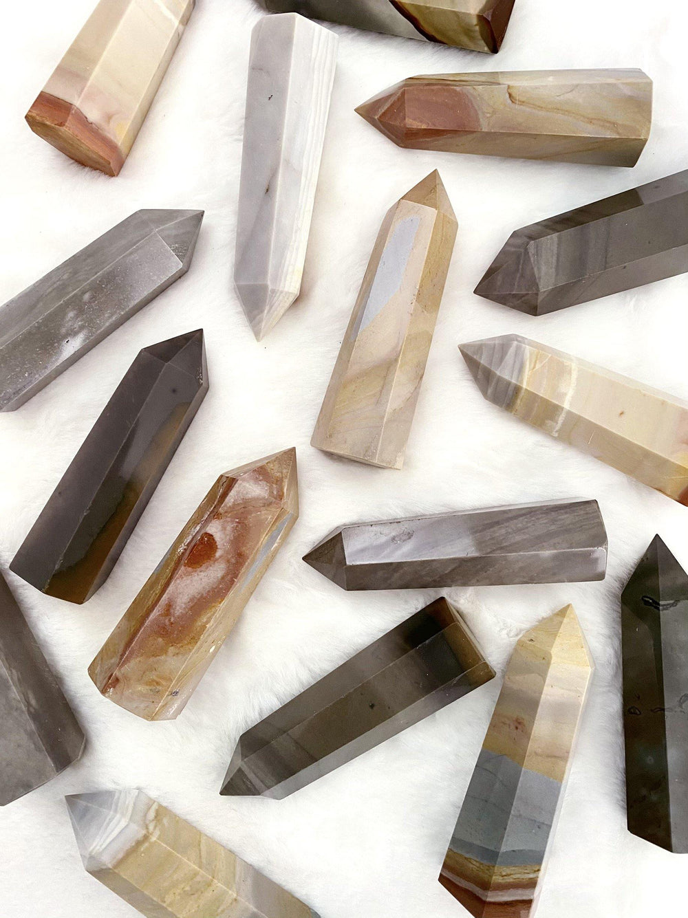 Polychrome Jasper Towers - Uncommon Rocks