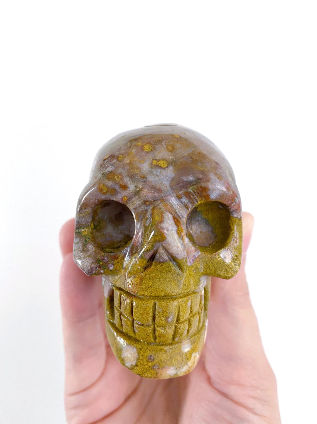 Ocean Jasper Skull