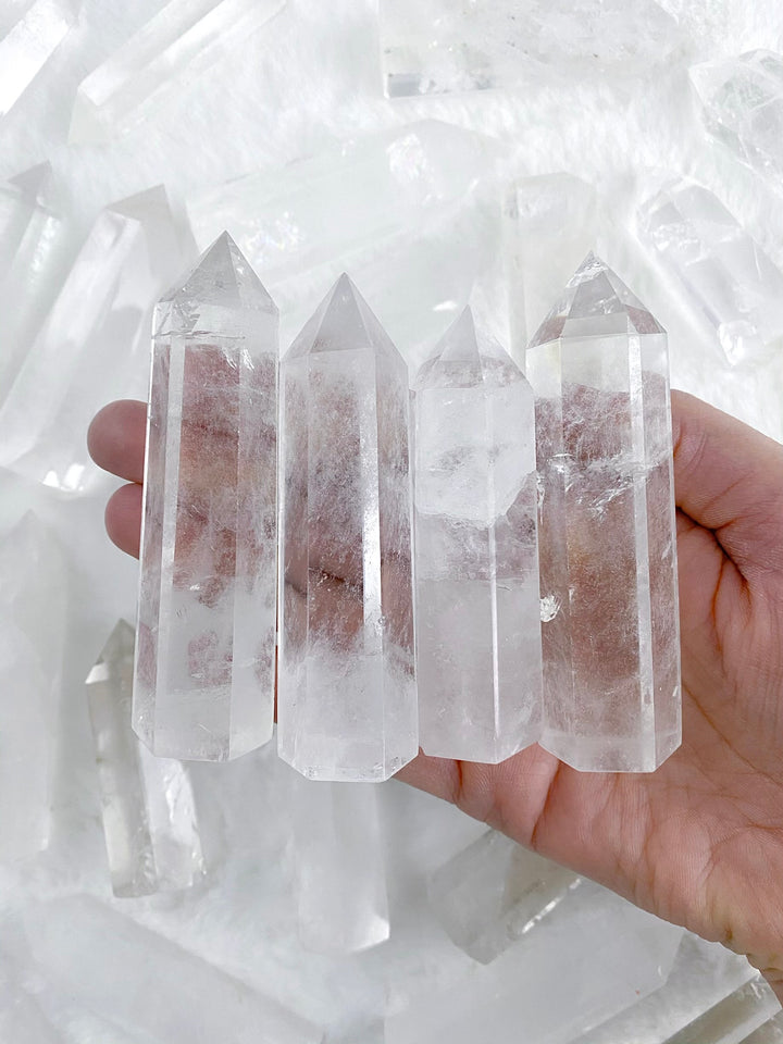Clear Quartz Towers