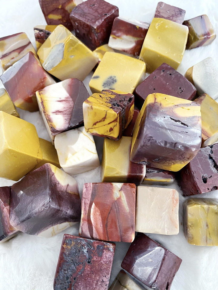 Moonkite Jasper Tumbled Cubes - Uncommon Rocks