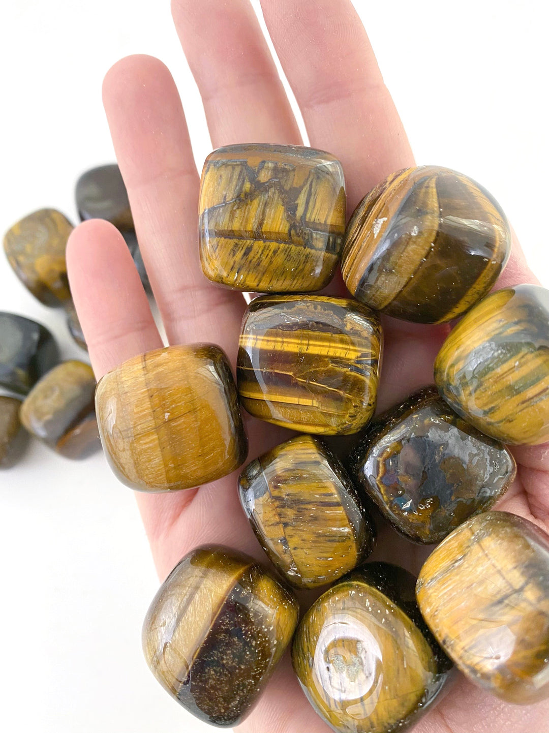 Tiger Eye Tumbled Stone