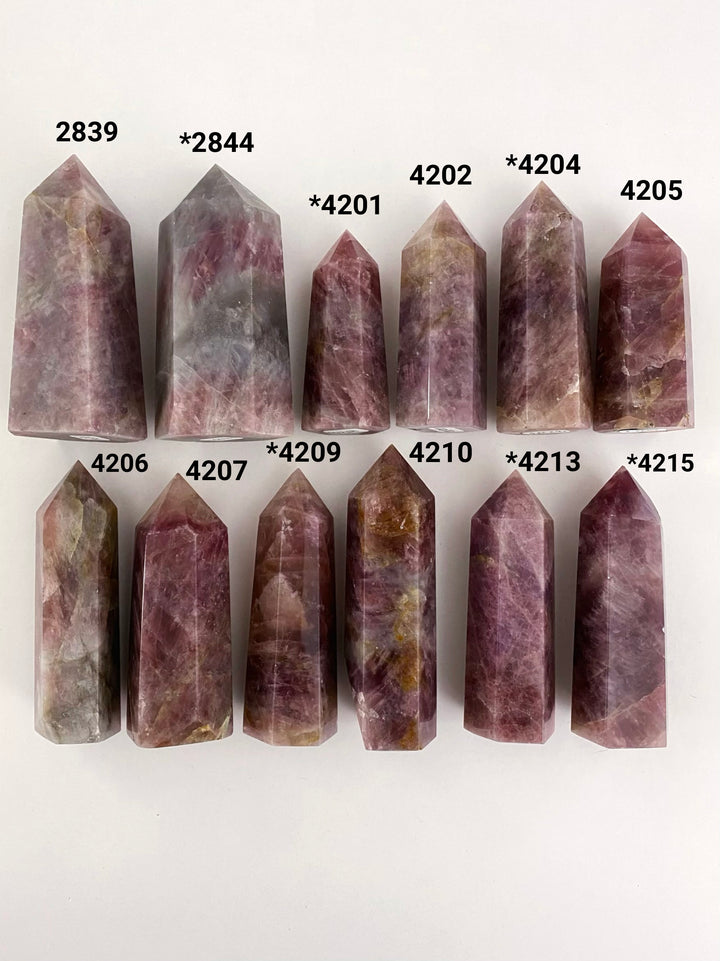 Lavender Rose Quartz Towers