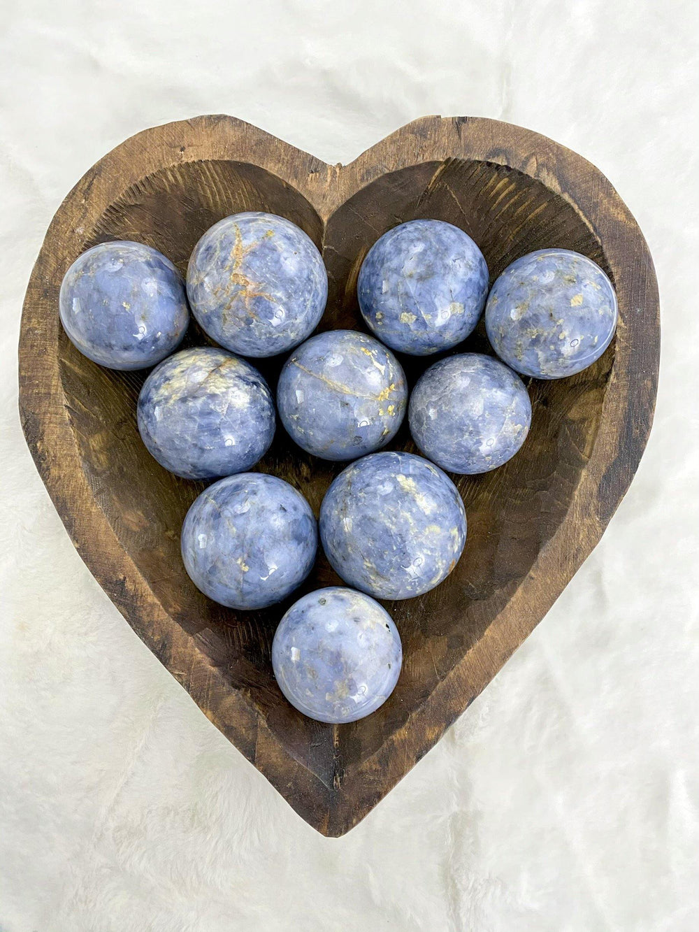 Blue Opal Spheres - Uncommon Rocks