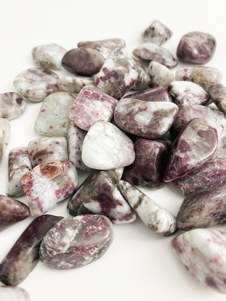 Red Tourmaline (Rubellite) Tumbled