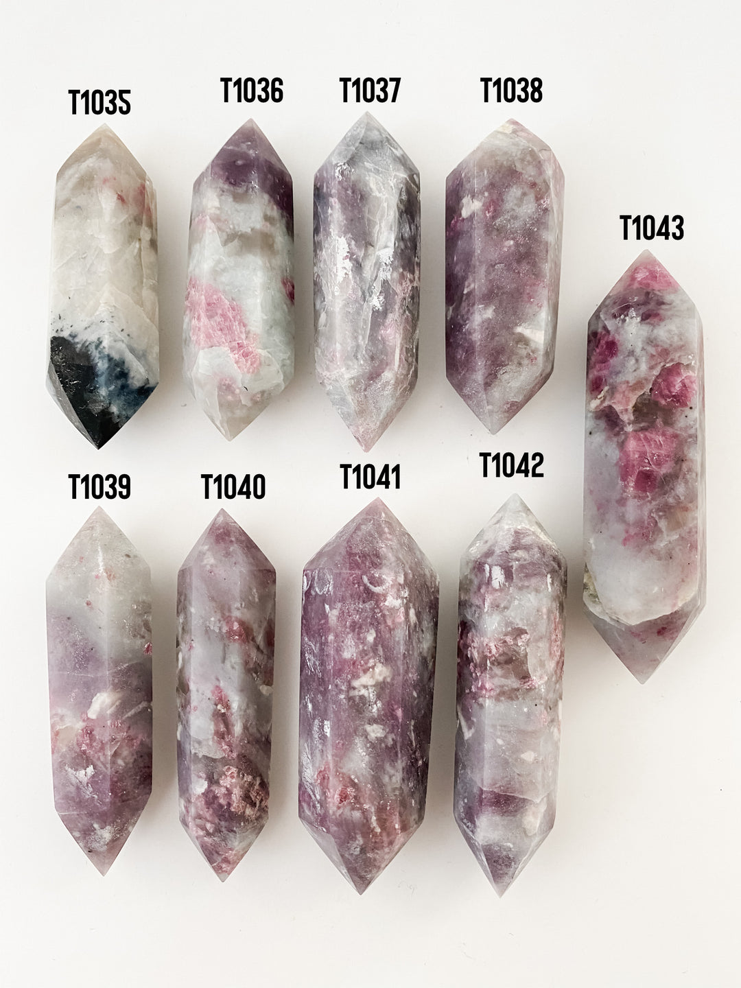 Pink Tourmaline DT Points