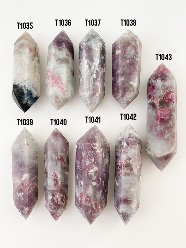 Pink Tourmaline DT Points
