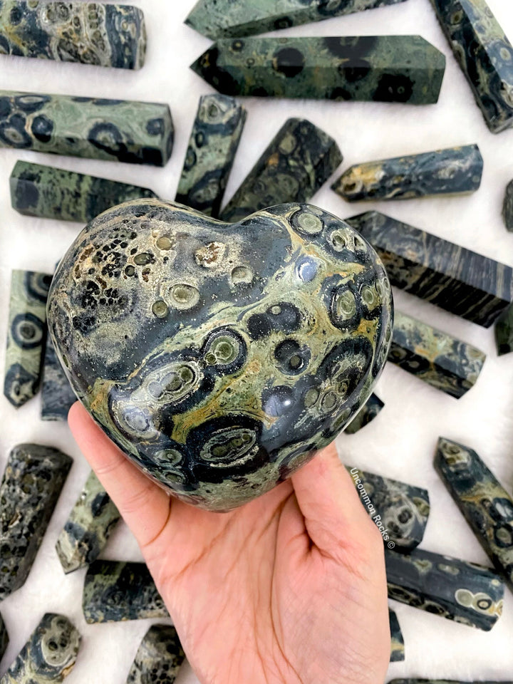 Kambaba Jasper Heart