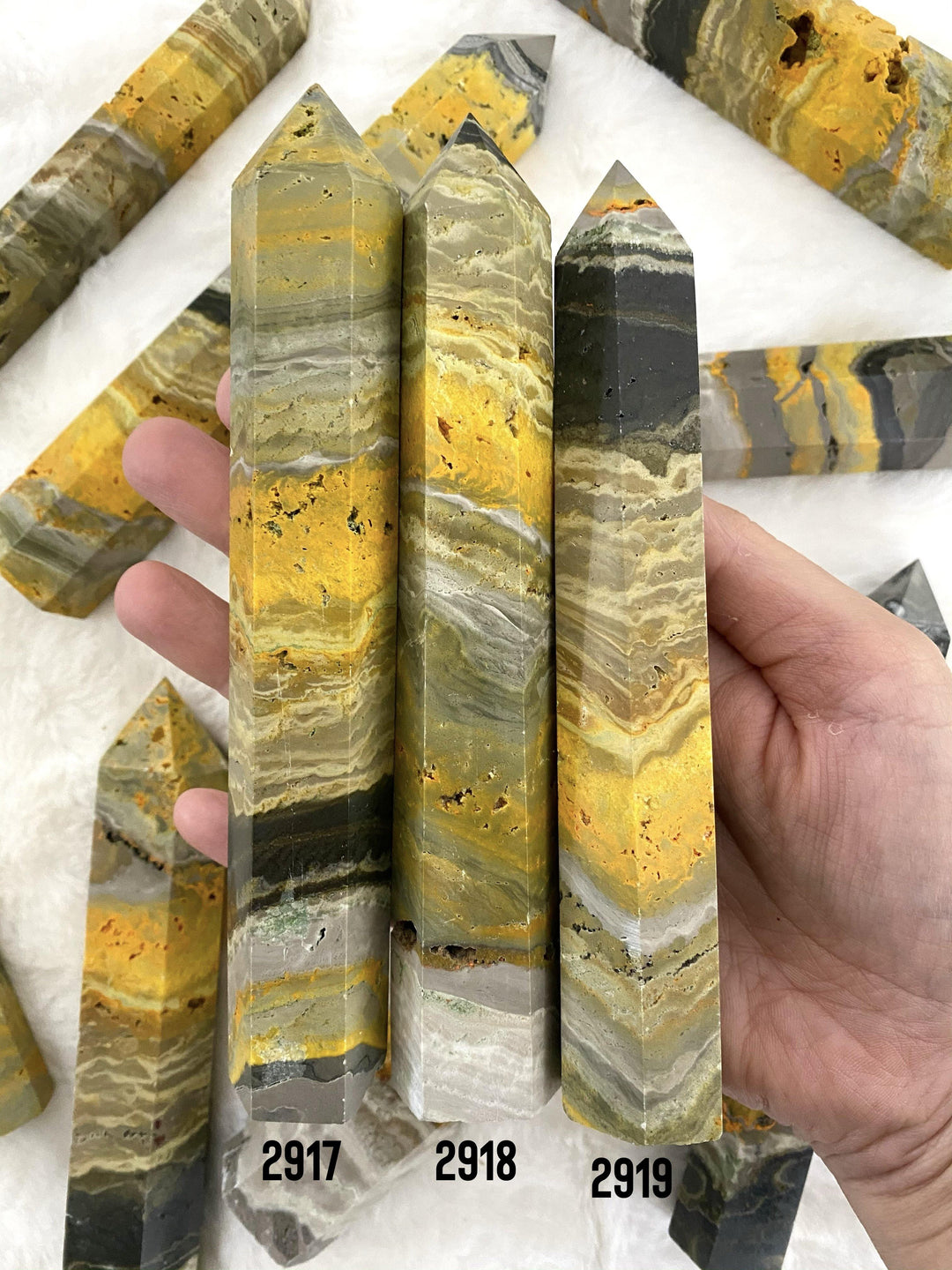 Bumble Bee Jasper Tall Towers - Uncommon Rocks