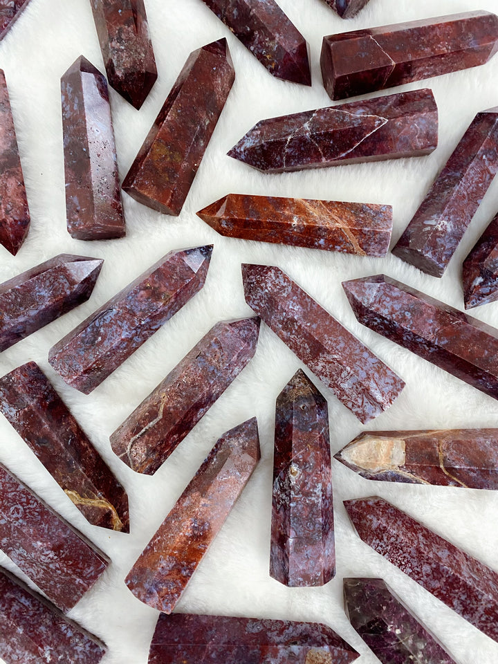 Red Chalcedony Towers